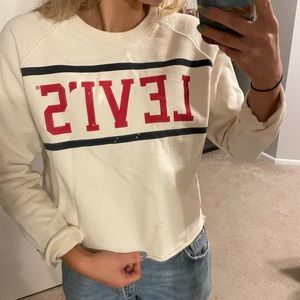 Levi’s crop sweatshirt